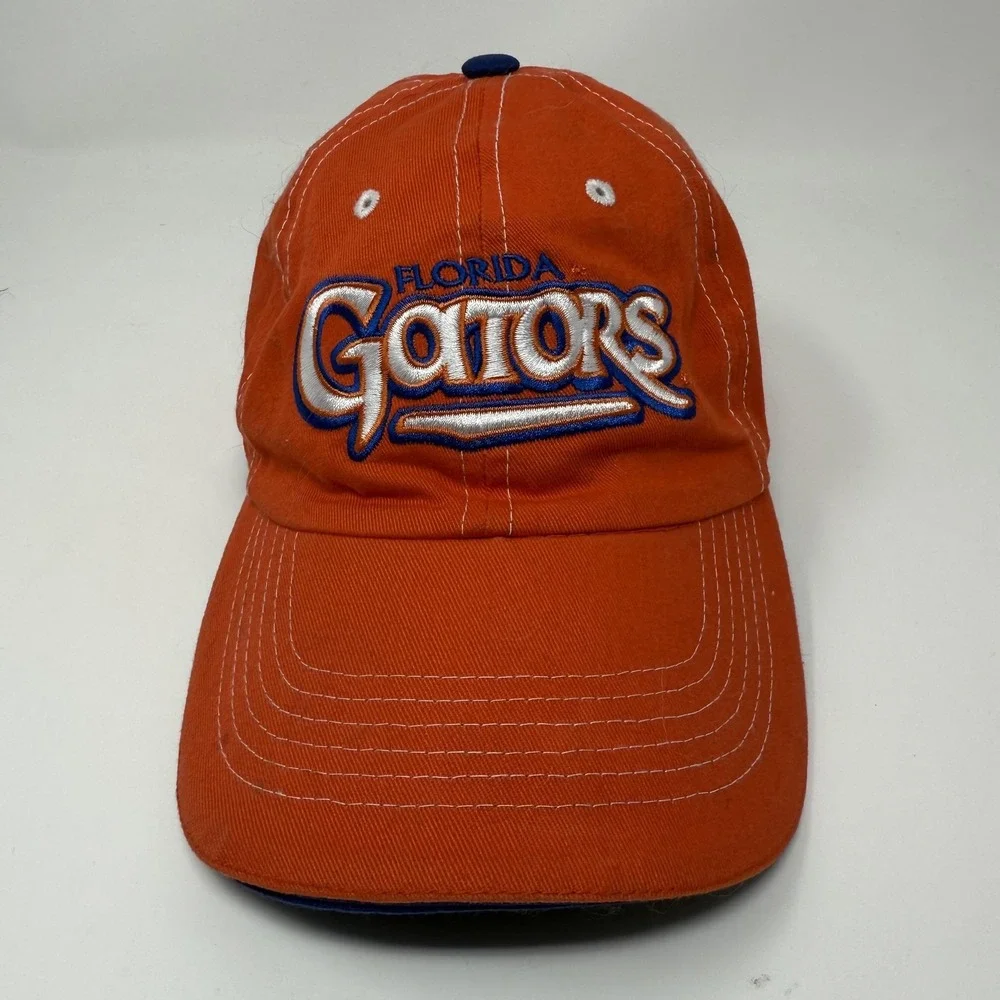 Florida Gators Hat Cap Strap Back Mens Orange Blue NCAA College Football